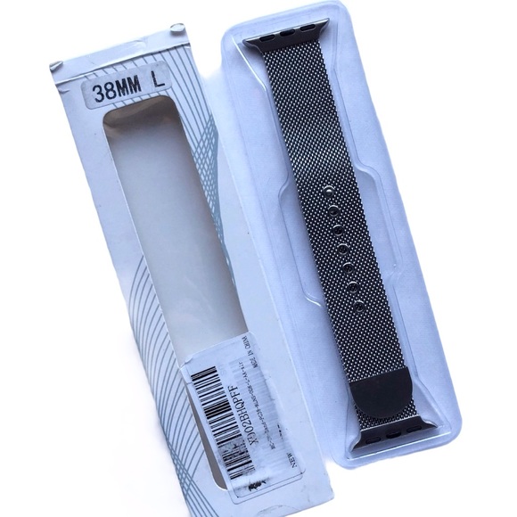 NEW Silver Milanese Band Apple Watch 38/40/41mm M/L Stainless Steel - Picture 7 of 7